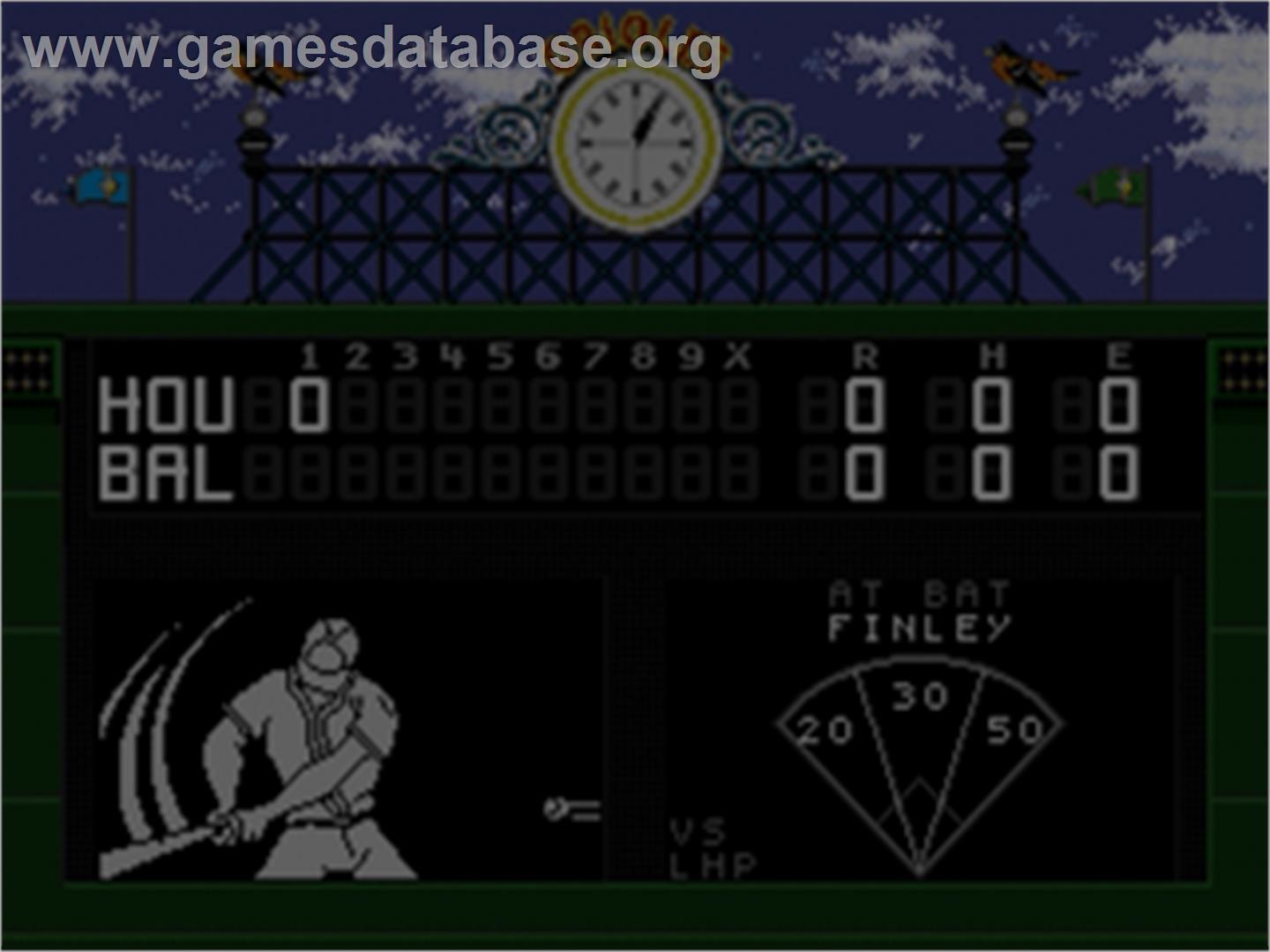 World Series Baseball '95 - Sega Nomad - Artwork - In Game