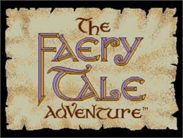 Title screen of Faery Tale Adventure, The on the Sega Nomad.