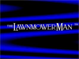 Title screen of Lawnmower Man, The on the Sega Nomad.