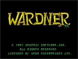 Title screen of Wacky Worlds Creativity Studio on the Sega Nomad.