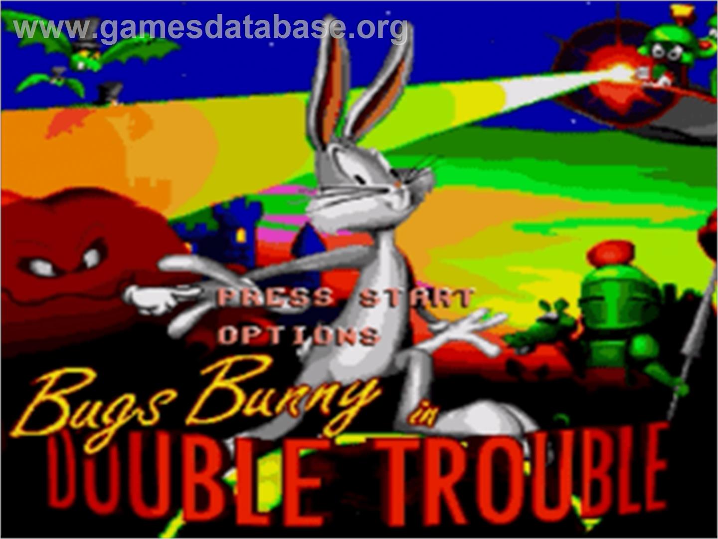 Bugs Bunny in Double Trouble - Sega Nomad - Artwork - Title Screen