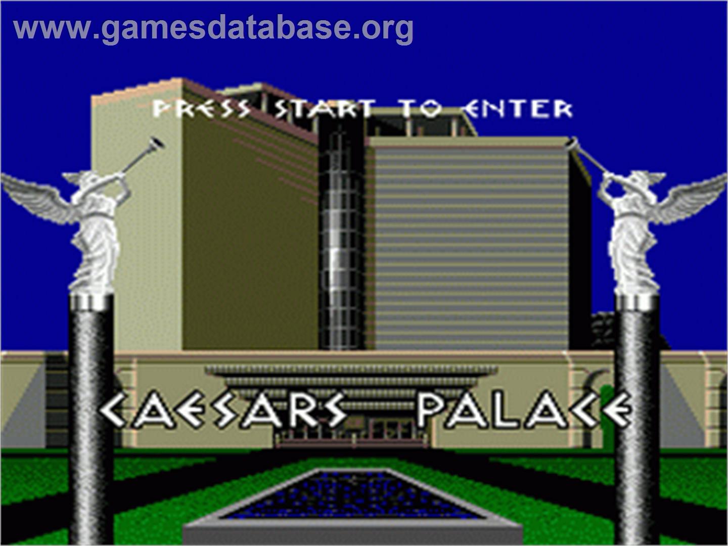 Caesars Palace - Sega Nomad - Artwork - Title Screen