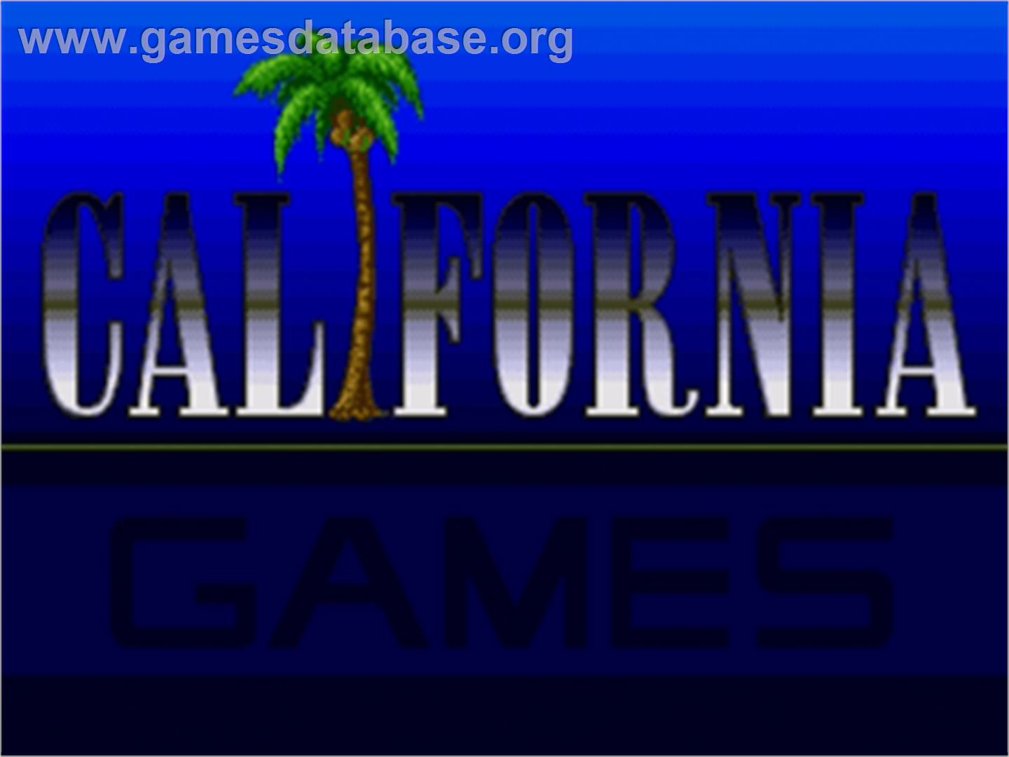 California Games - Sega Nomad - Artwork - Title Screen
