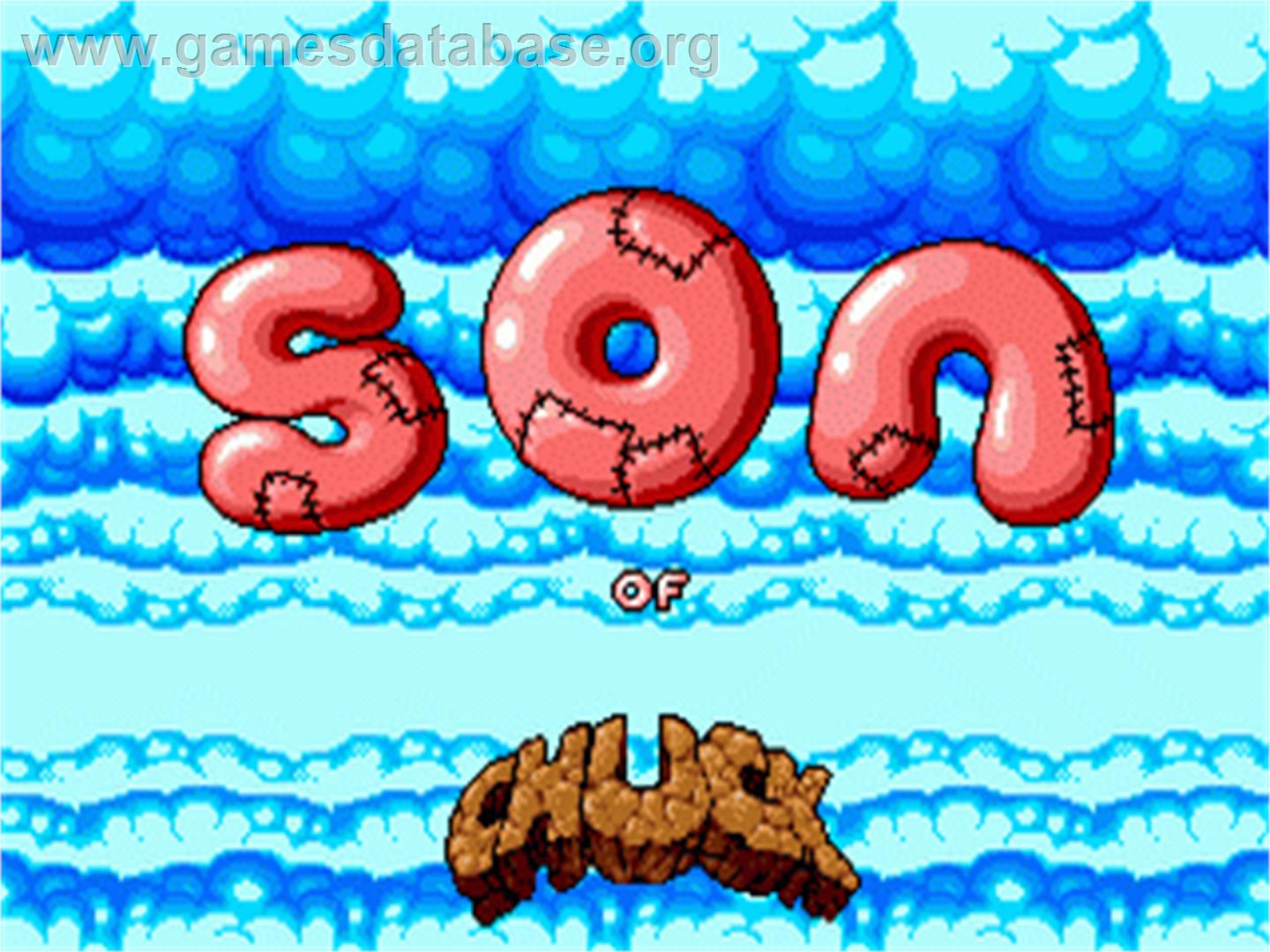 Chuck Rock 2: Son of Chuck - Sega Nomad - Artwork - Title Screen