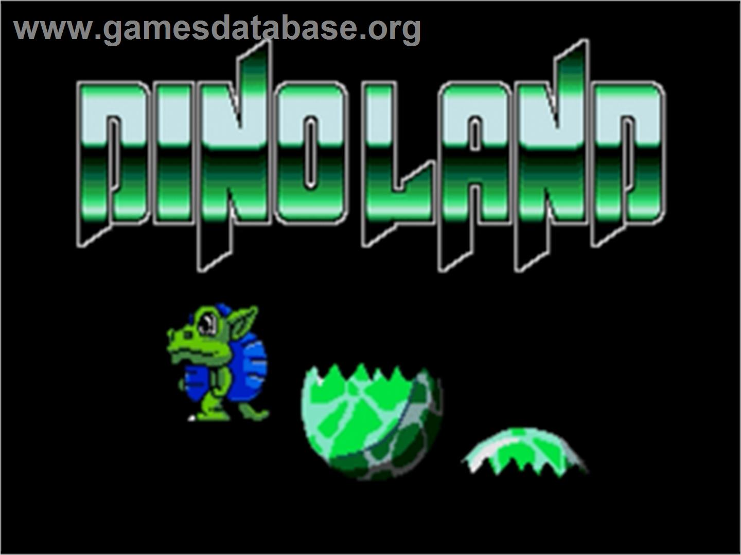 Dino Land - Sega Nomad - Artwork - Title Screen