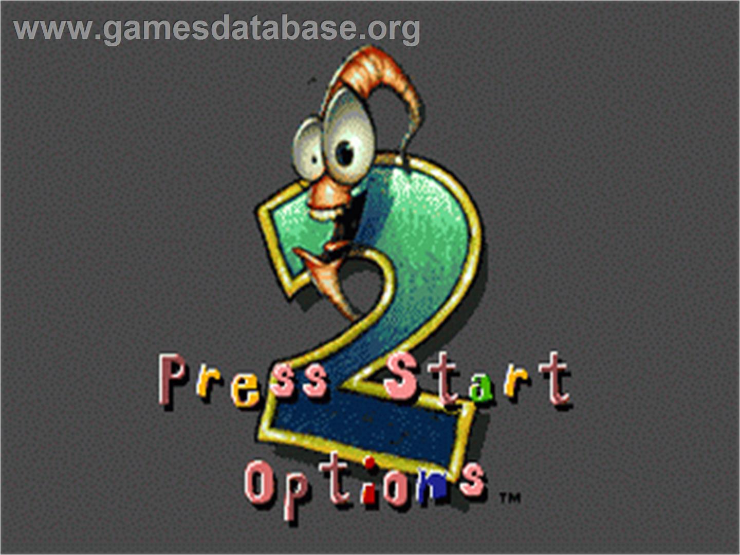 Earthworm Jim 2 - Sega Nomad - Artwork - Title Screen