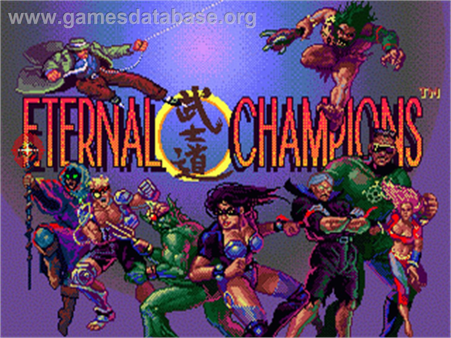 Eternal Champions - Sega Nomad - Artwork - Title Screen