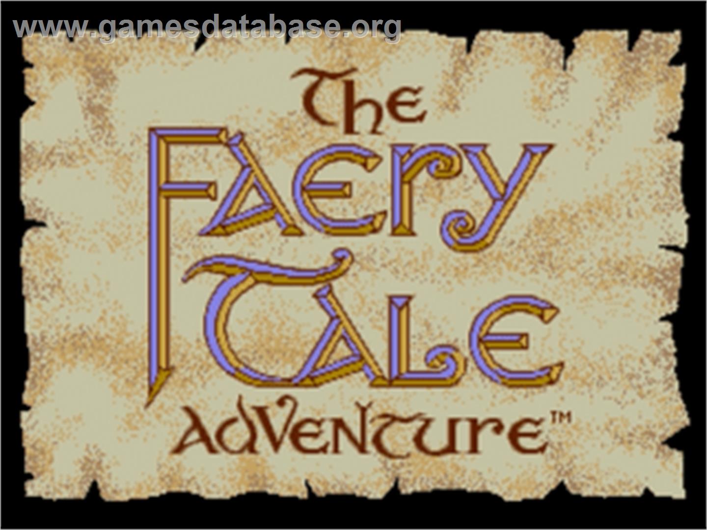 Faery Tale Adventure, The - Sega Nomad - Artwork - Title Screen