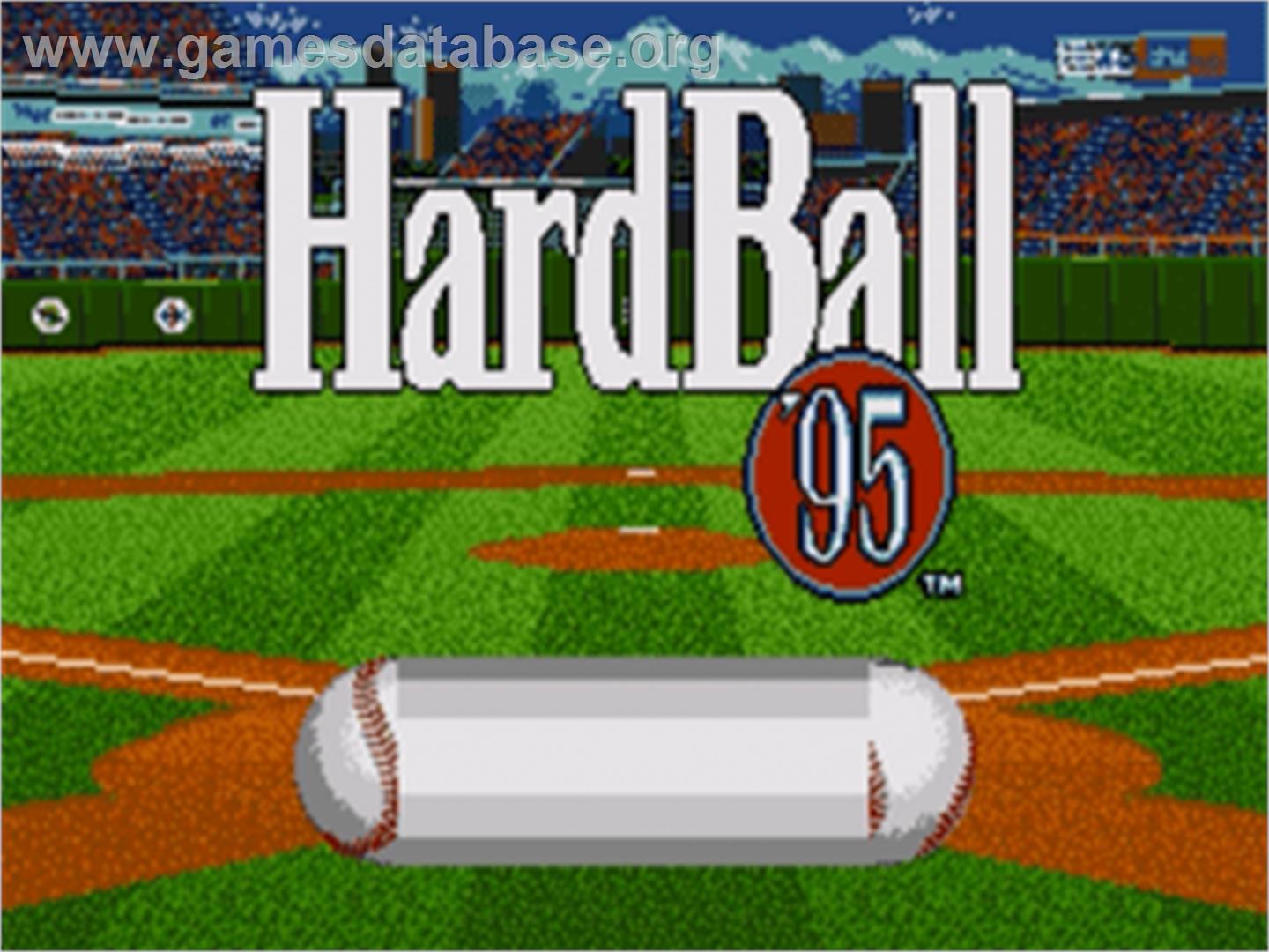 HardBall 5 - Sega Nomad - Artwork - Title Screen