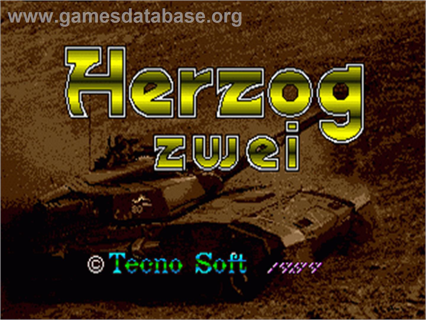 Herzog Zwei - Sega Nomad - Artwork - Title Screen