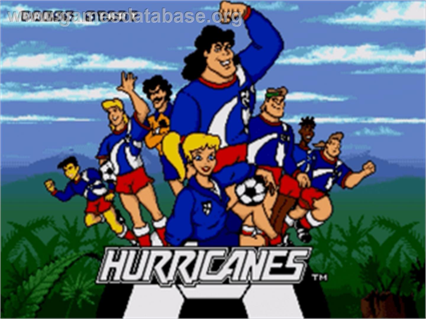 Hurricanes, The - Sega Nomad - Artwork - Title Screen