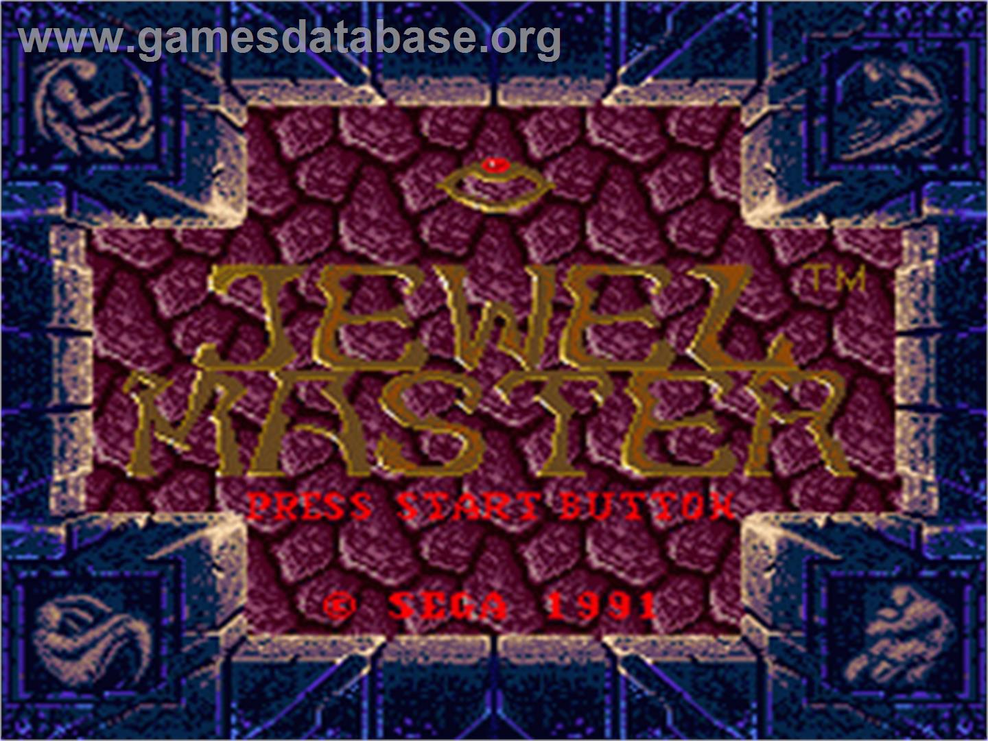 Jewel Master - Sega Nomad - Artwork - Title Screen