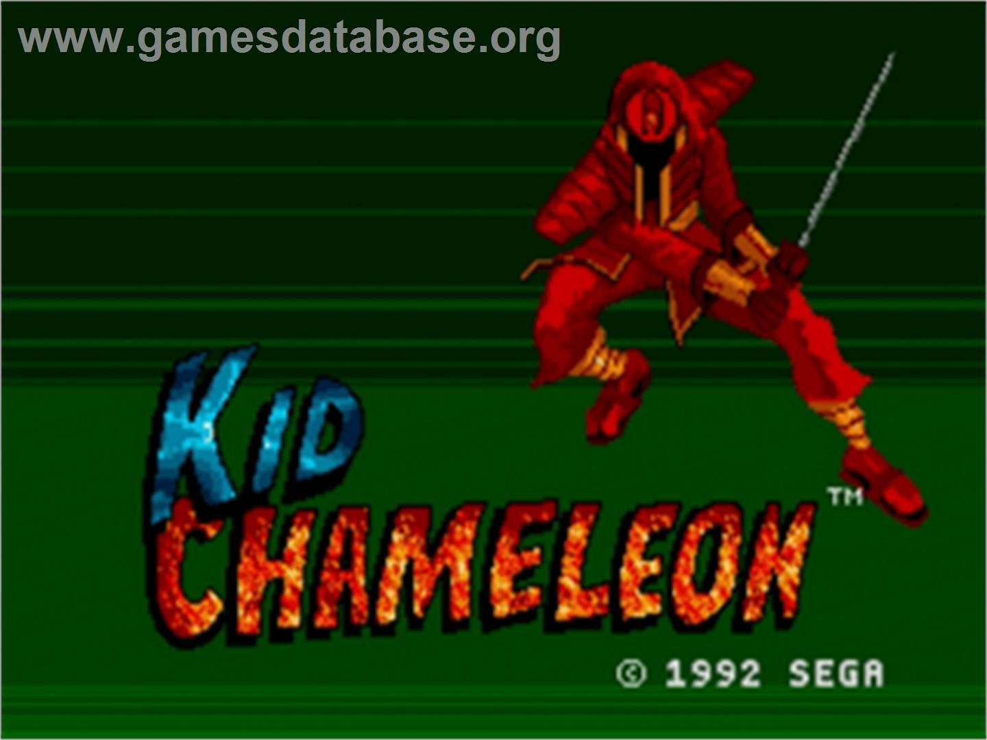 Kid Chameleon - Sega Nomad - Artwork - Title Screen