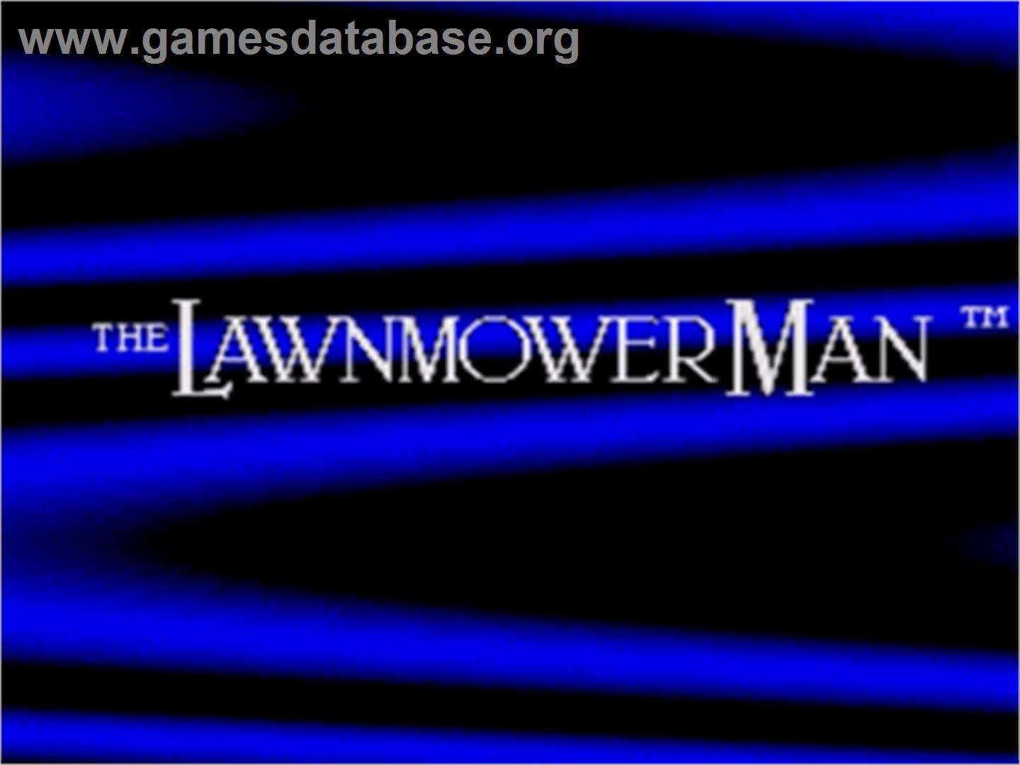 Lawnmower Man, The - Sega Nomad - Artwork - Title Screen
