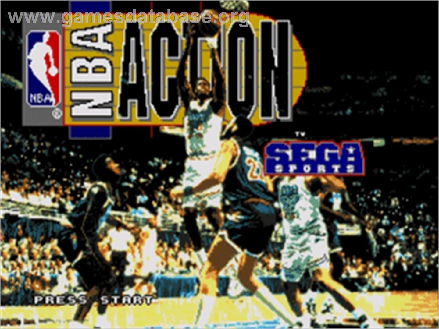 NBA Action '94 - Sega Nomad - Artwork - Title Screen