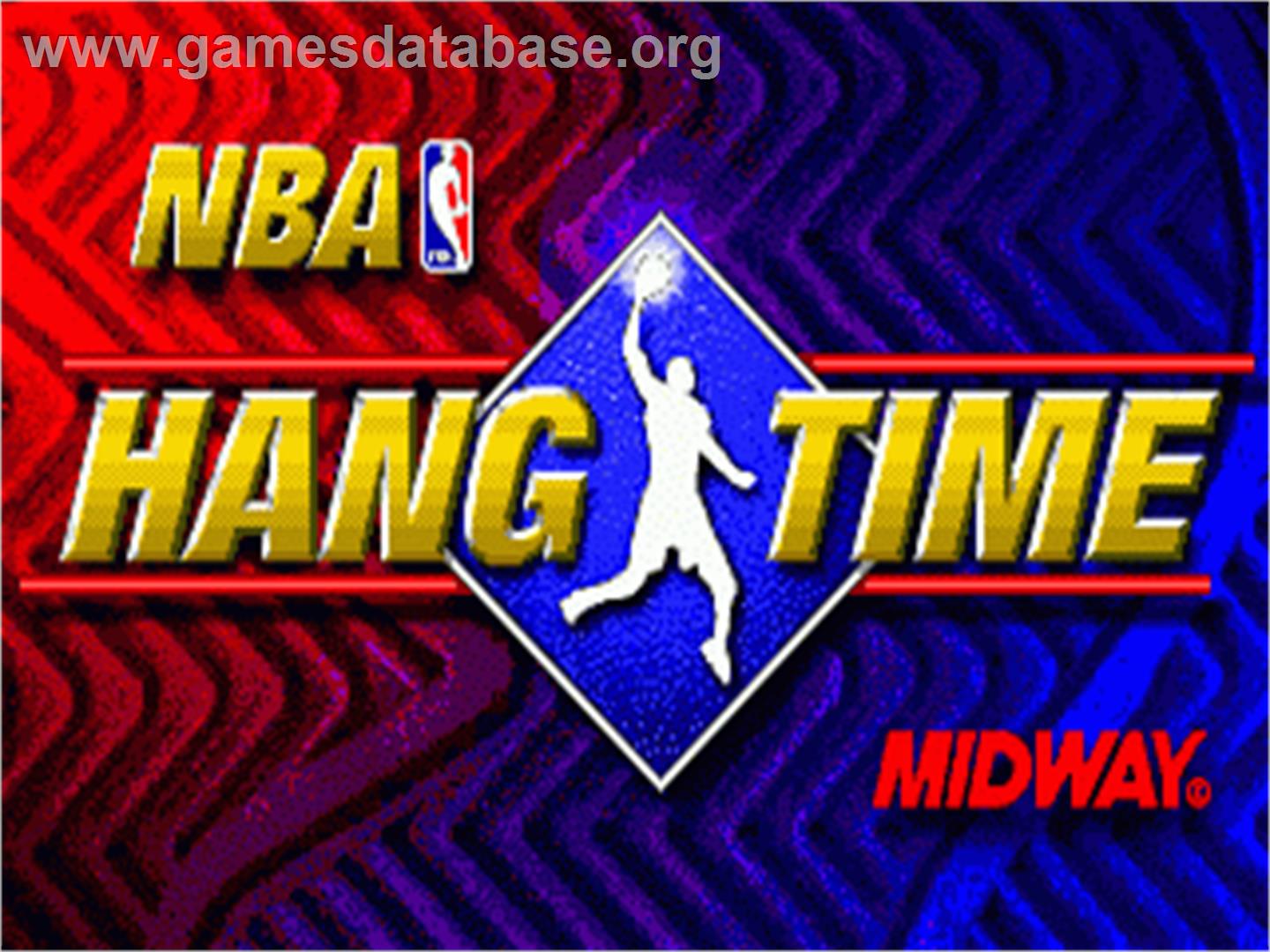 NBA Hang Time - Sega Nomad - Artwork - Title Screen