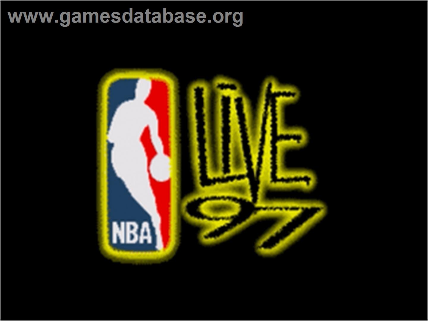 NBA Live '97 - Sega Nomad - Artwork - Title Screen