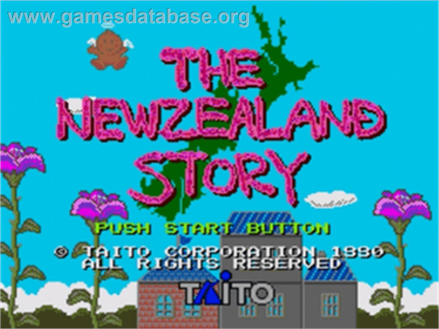 New Zealand Story, The - Sega Nomad - Artwork - Title Screen