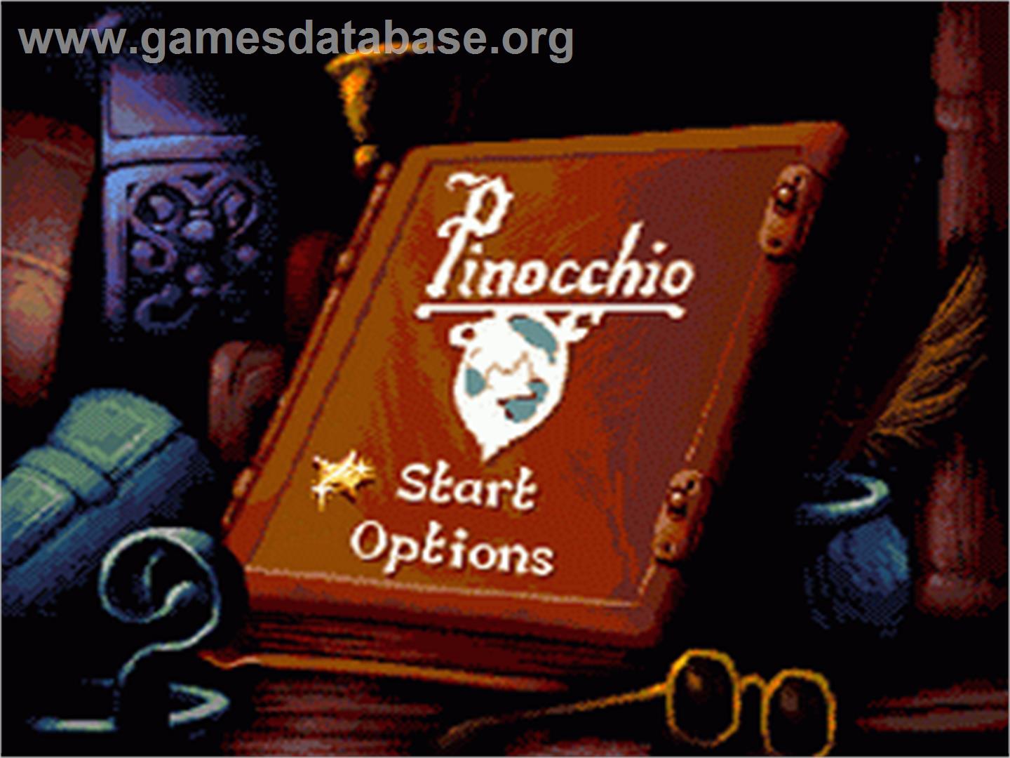 Pinocchio - Sega Nomad - Artwork - Title Screen