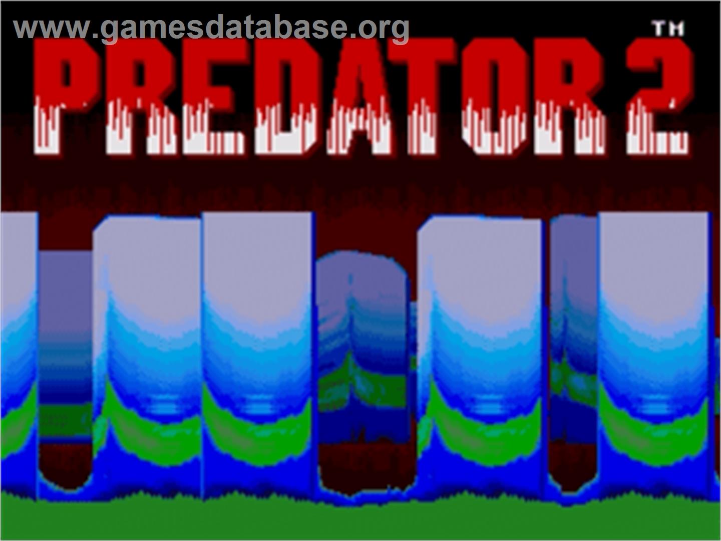 Predator 2 - Sega Nomad - Artwork - Title Screen