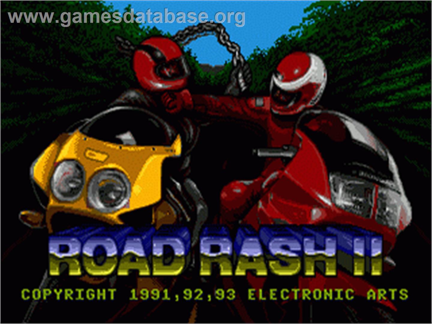 Road Rash 2 - Sega Nomad - Artwork - Title Screen