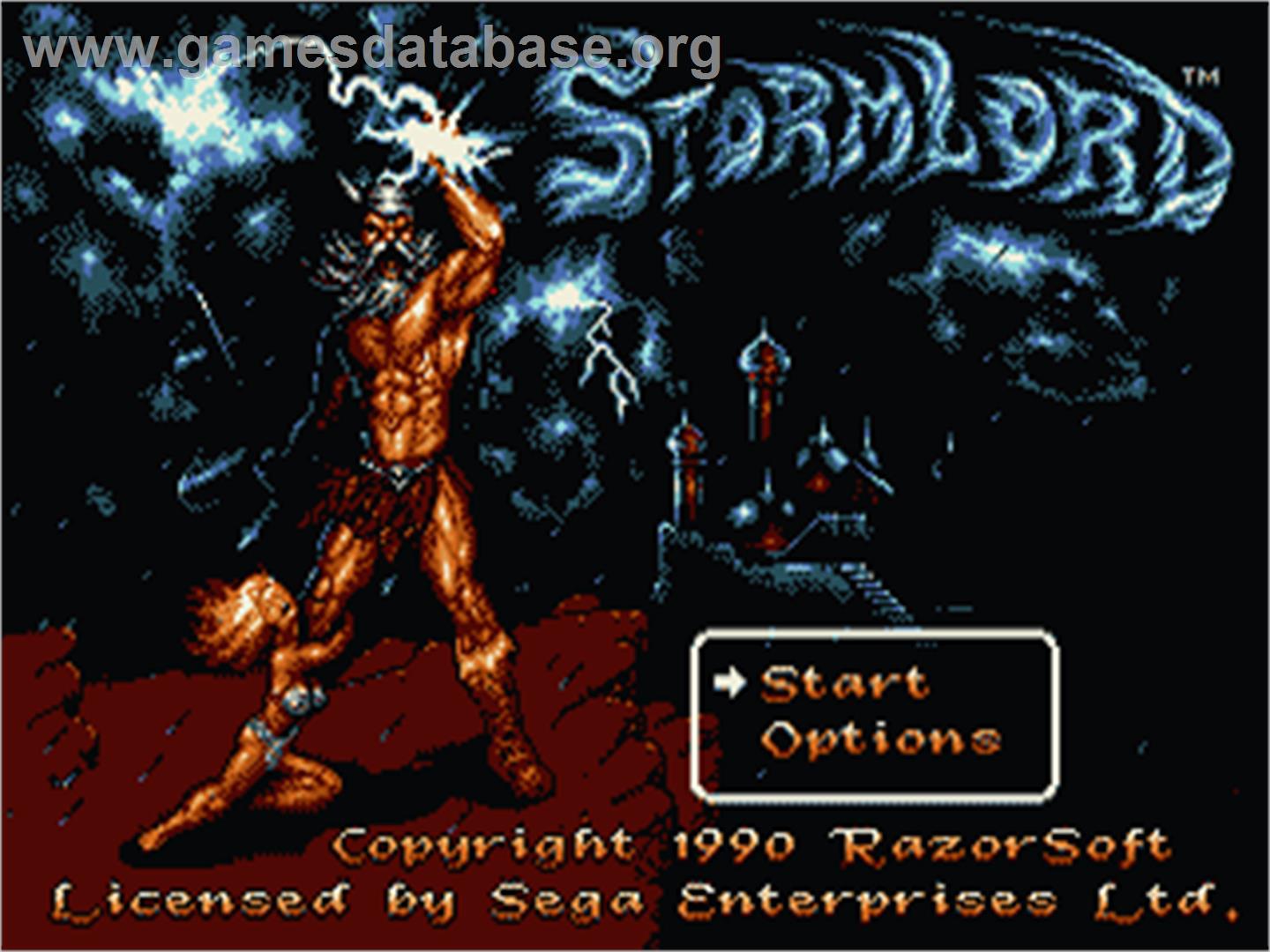 Stormlord - Sega Nomad - Artwork - Title Screen
