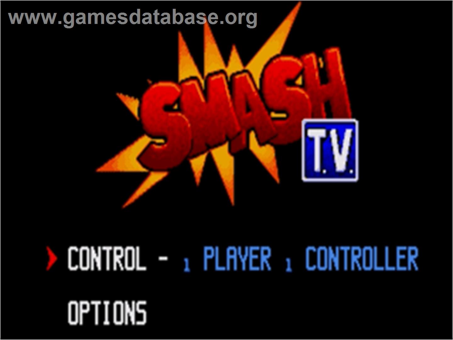 Super Smash T.V. - Sega Nomad - Artwork - Title Screen