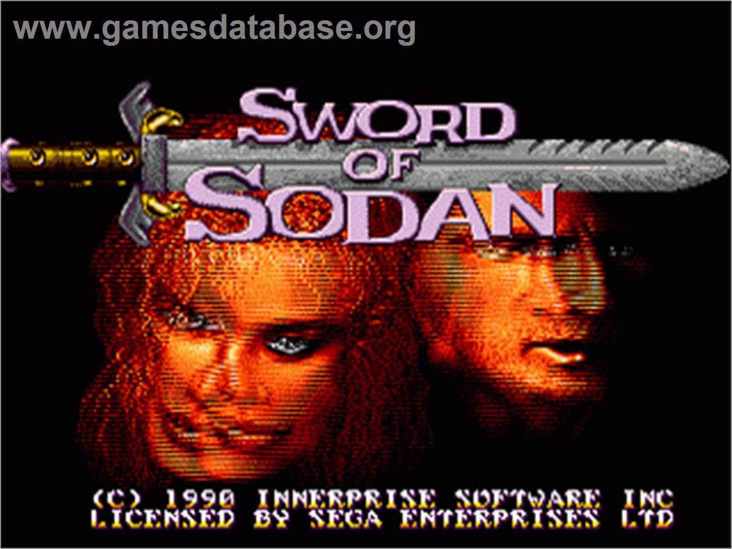Sword of Sodan - Sega Nomad - Artwork - Title Screen