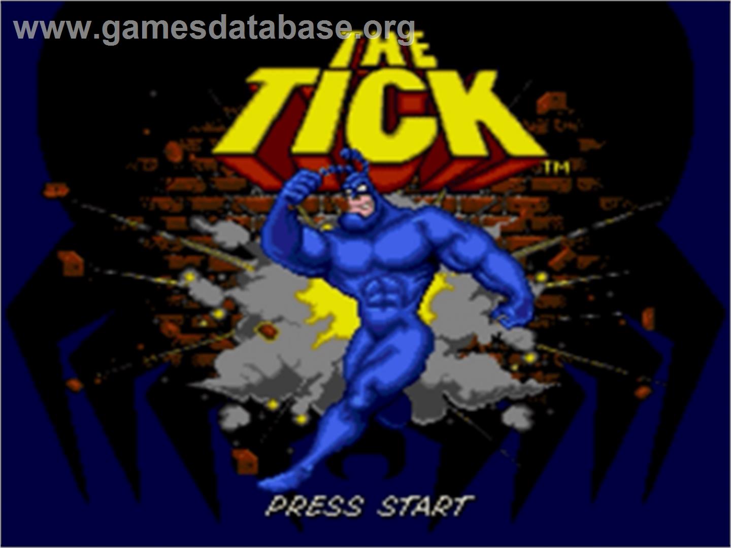 Tick, The - Sega Nomad - Artwork - Title Screen