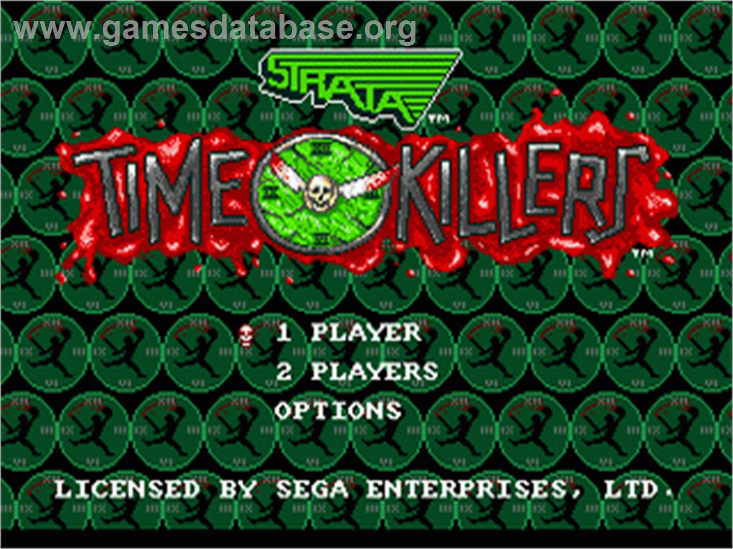 Time Killers - Sega Nomad - Artwork - Title Screen