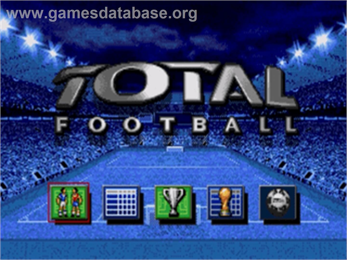 Total Football - Sega Nomad - Artwork - Title Screen