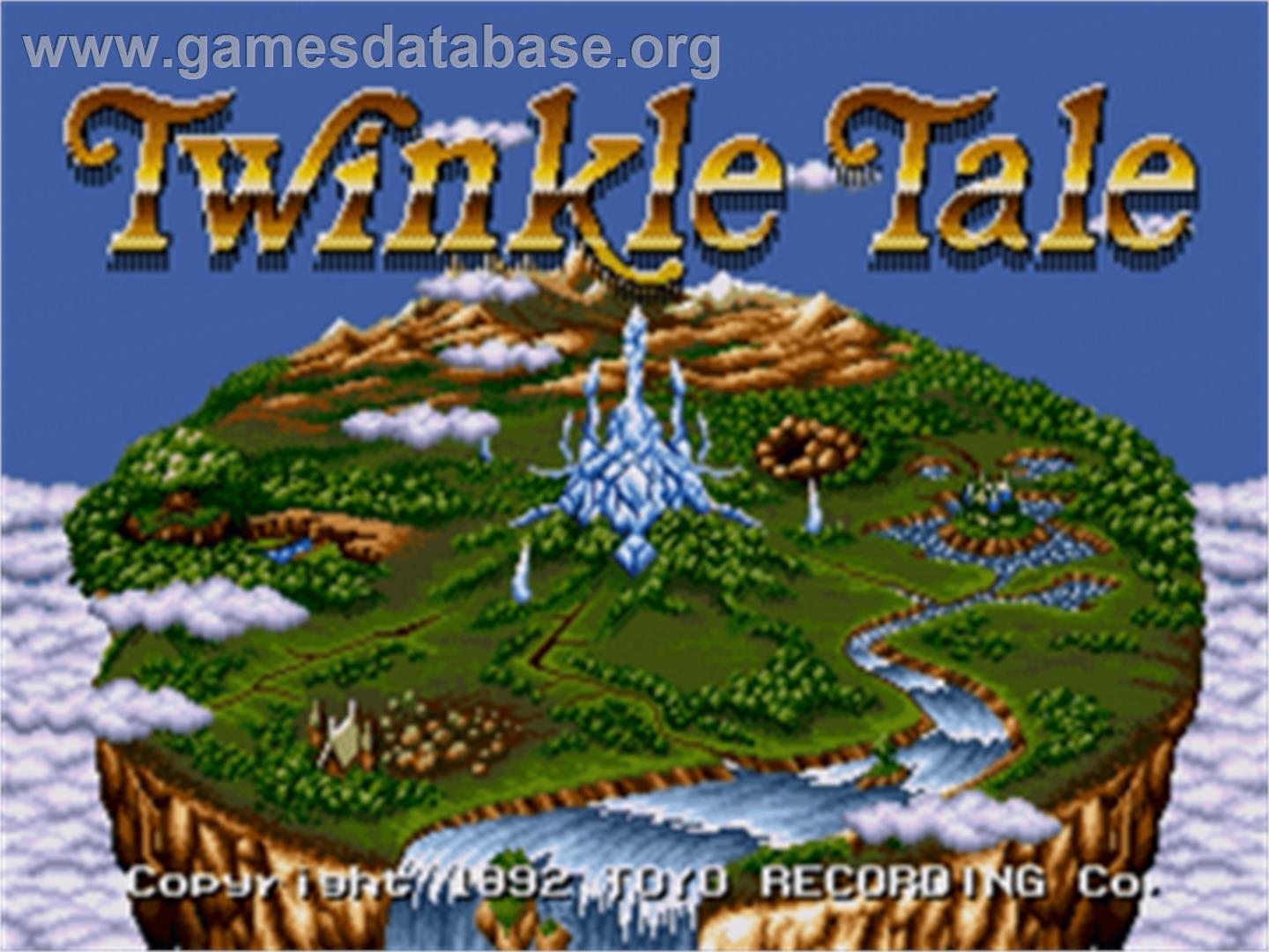 Twinkle Tale - Sega Nomad - Artwork - Title Screen