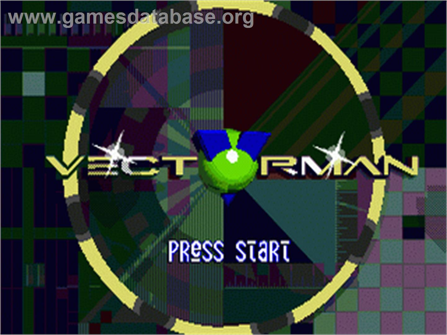 Vectorman - Sega Nomad - Artwork - Title Screen