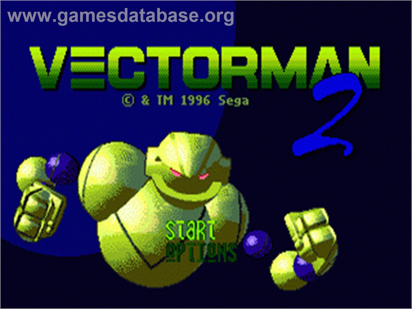 Vectorman 2 - Sega Nomad - Artwork - Title Screen