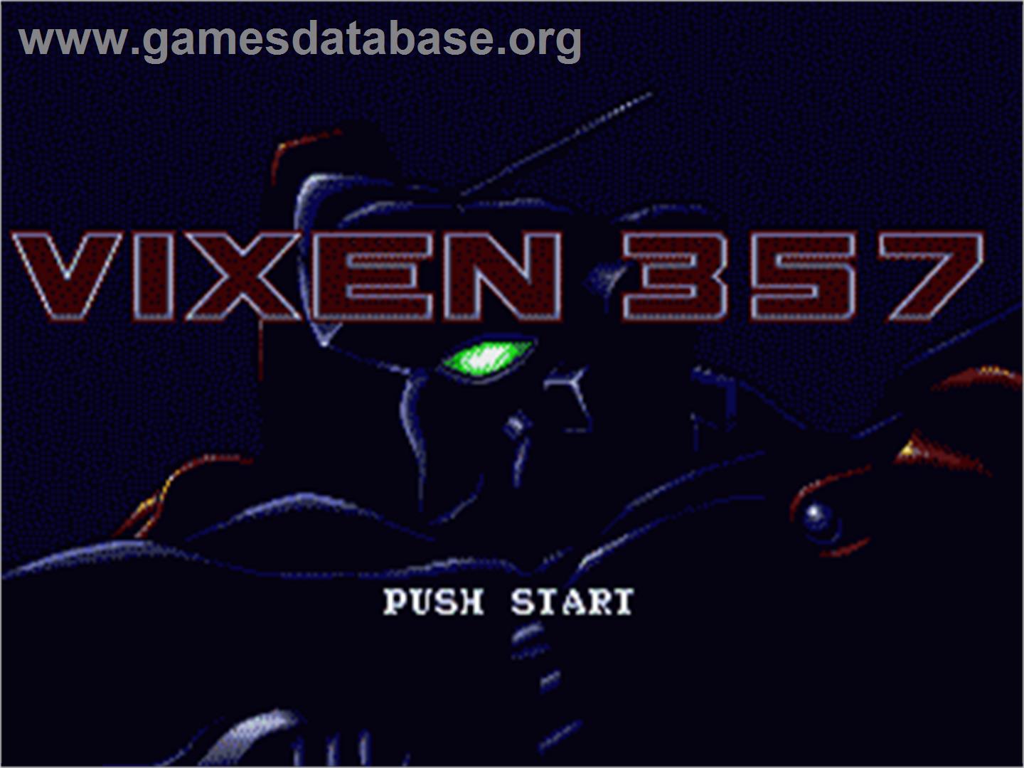 Vixen 357 - Sega Nomad - Artwork - Title Screen