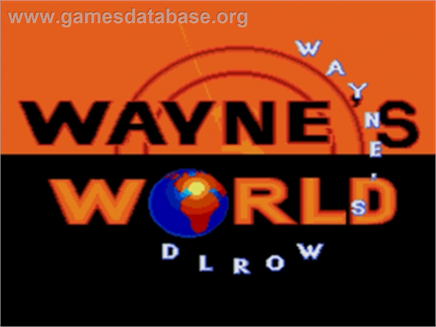 Wayne's World - Sega Nomad - Artwork - Title Screen