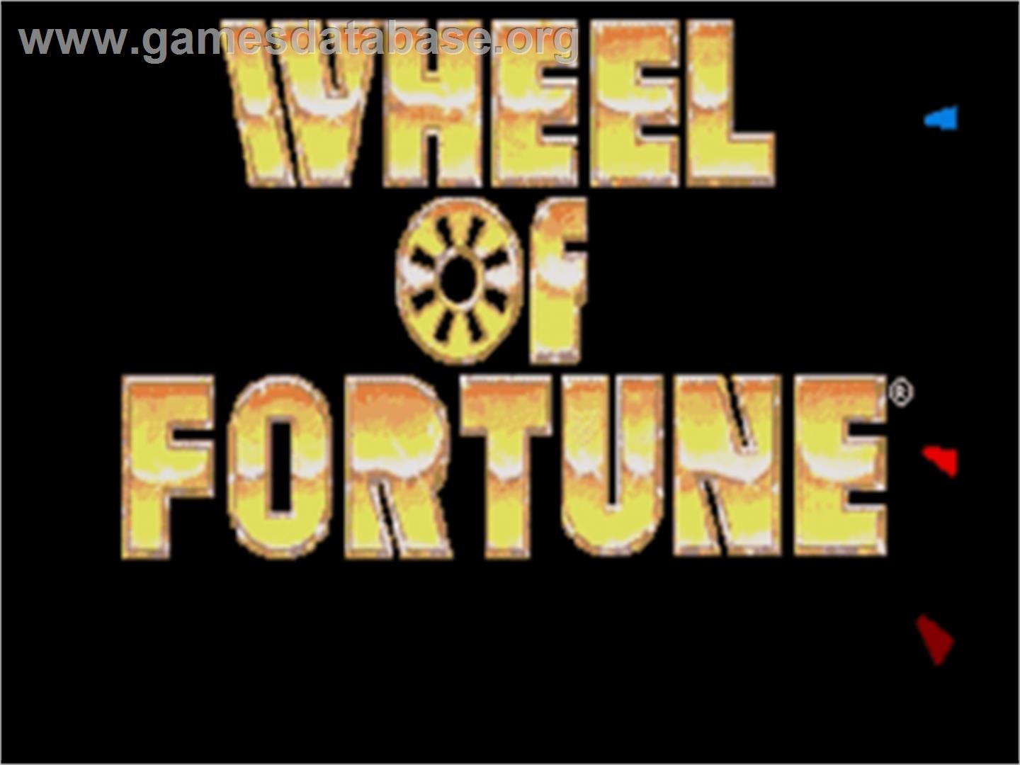 Wheel Of Fortune - Sega Nomad - Artwork - Title Screen