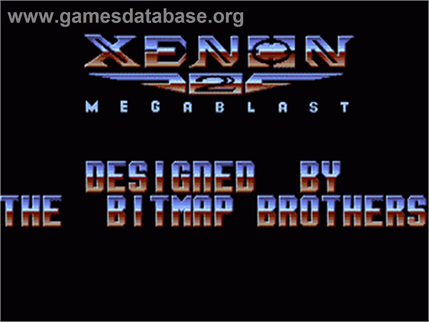Xenon 2: Megablast - Sega Nomad - Artwork - Title Screen
