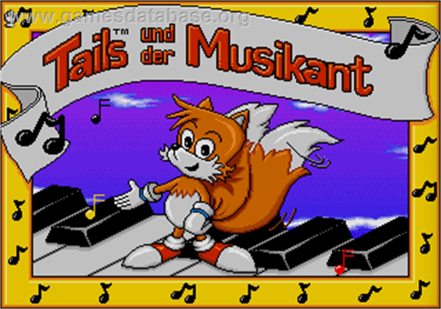 Tails und der Musikant - Sega Pico - Artwork - Title Screen
