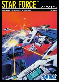 Box cover for Star Force on the Sega SG-1000.