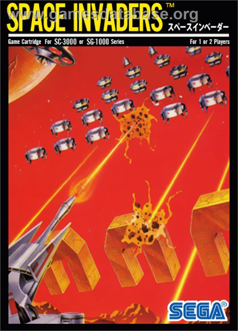 Space Invaders - Sega SG-1000 - Artwork - Box