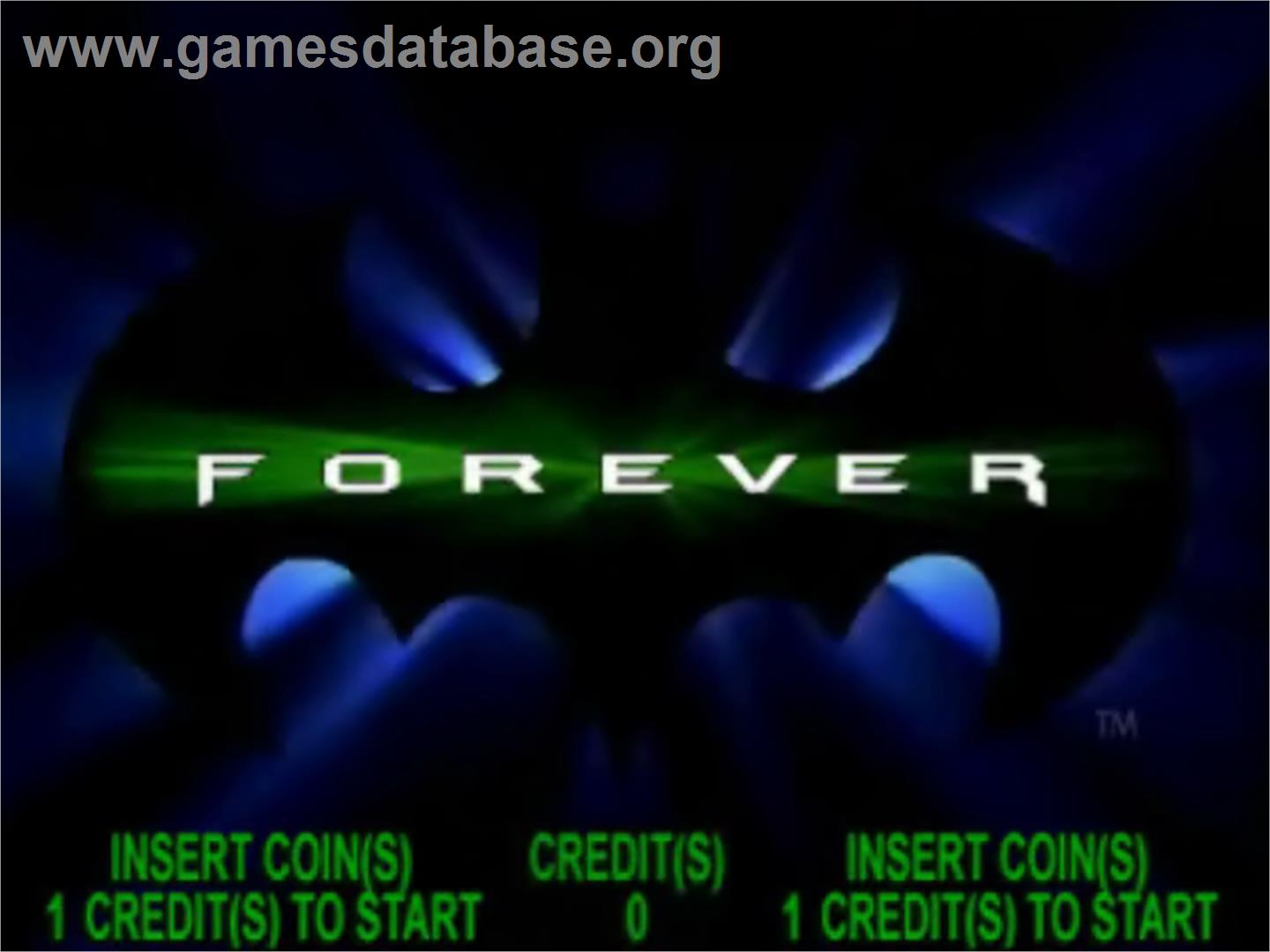 Batman Forever - Sega ST-V - Artwork - Title Screen