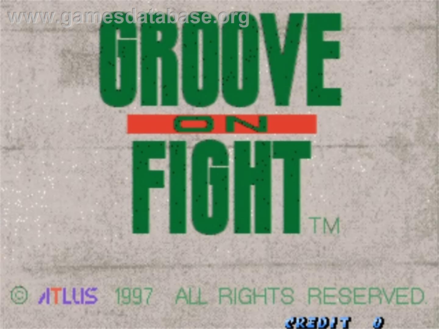 Groove on Fight - Gouketsuji Ichizoku 3 - Sega ST-V - Artwork - Title Screen