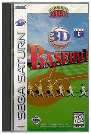 Box cover for 3D Baseball on the Sega Saturn.