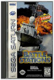 Box cover for Battle Stations on the Sega Saturn.