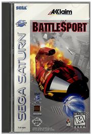 Box cover for Battlesport on the Sega Saturn.