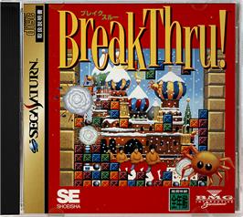 Box cover for Break Thru on the Sega Saturn.