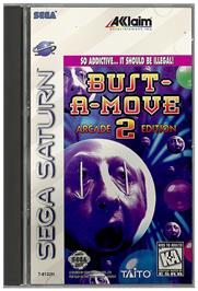 Box cover for Bust a Move 2 on the Sega Saturn.