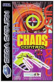 Box cover for Chaos Control on the Sega Saturn.