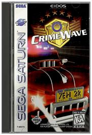 Box cover for Crime Wave on the Sega Saturn.